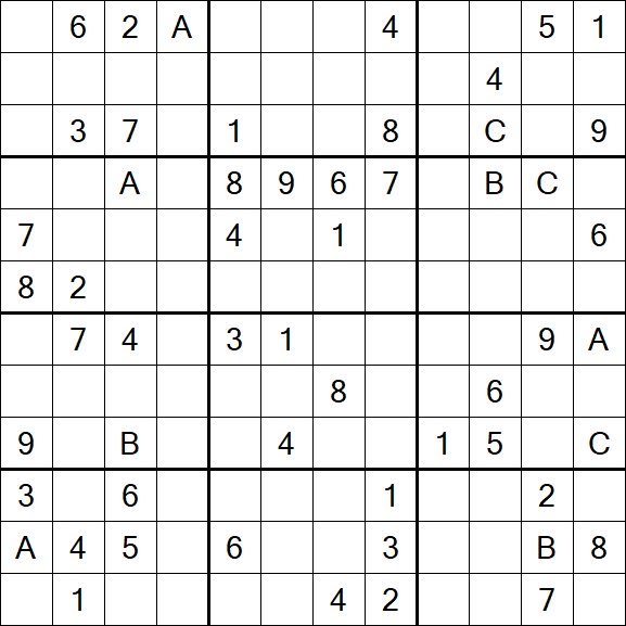 Sudoku 12x12 - Hard