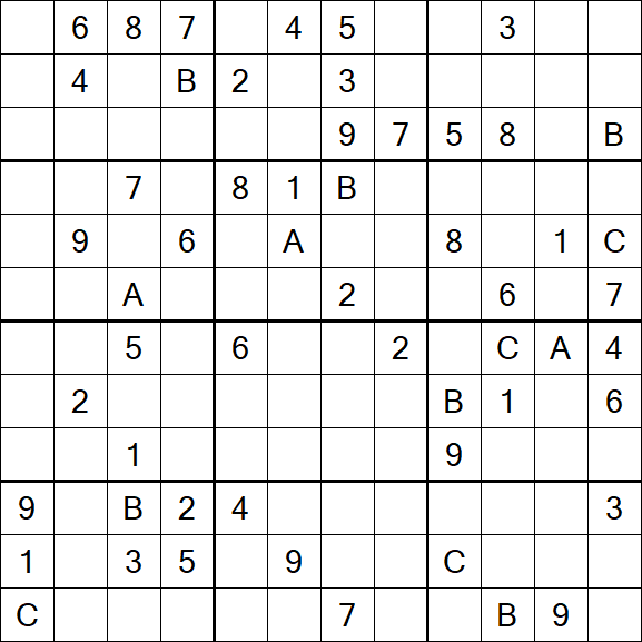 Sudoku 12x12 - Hard