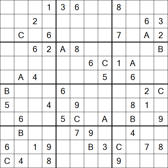 Sudoku 12x12 - Hard