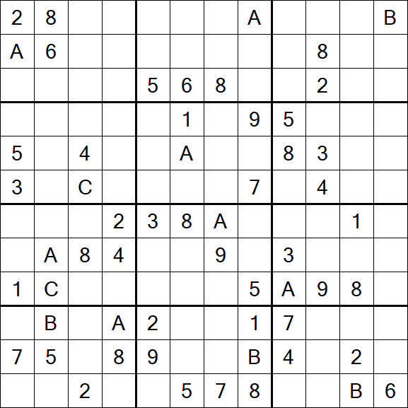 Sudoku 12x12 - Hard