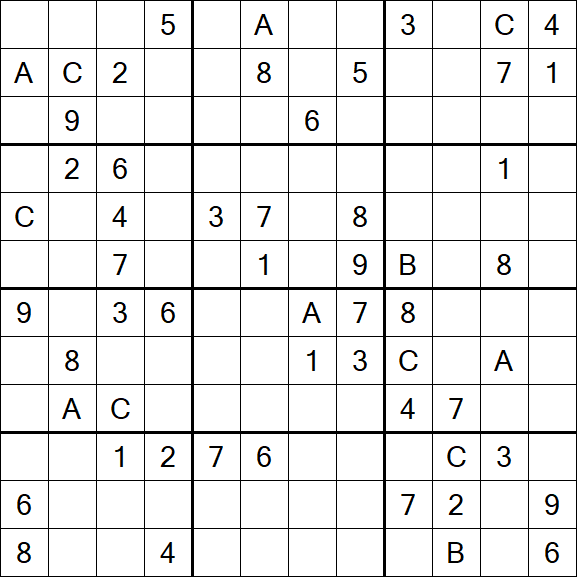 Sudoku 12x12 - Hard