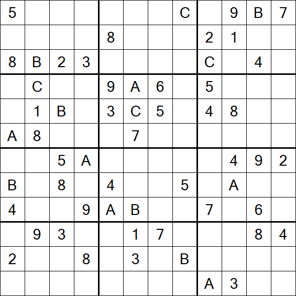 Sudoku 12x12 - Difficile
