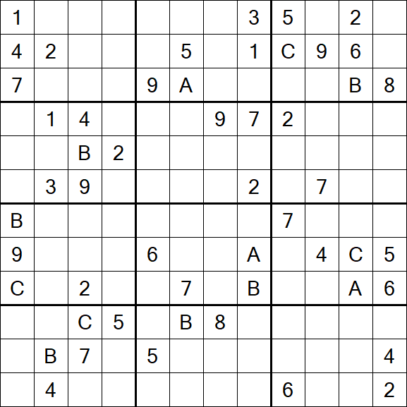 Sudoku 12x12 - Difficile