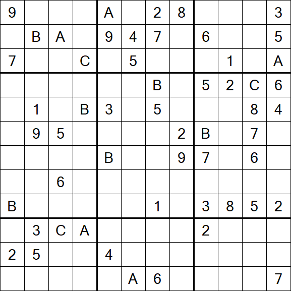 Sudoku 12x12 - Hard
