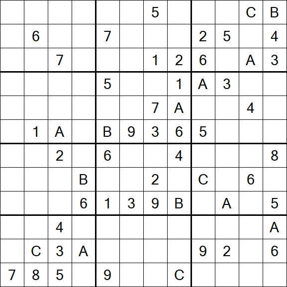 Sudoku 12x12 - Hard
