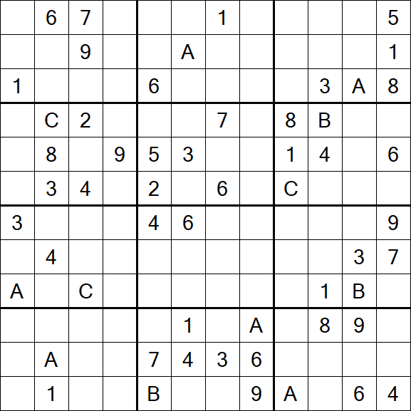 Sudoku 12x12 - Hard