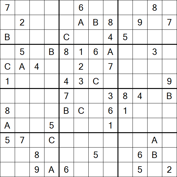 Sudoku 12x12 - Hard