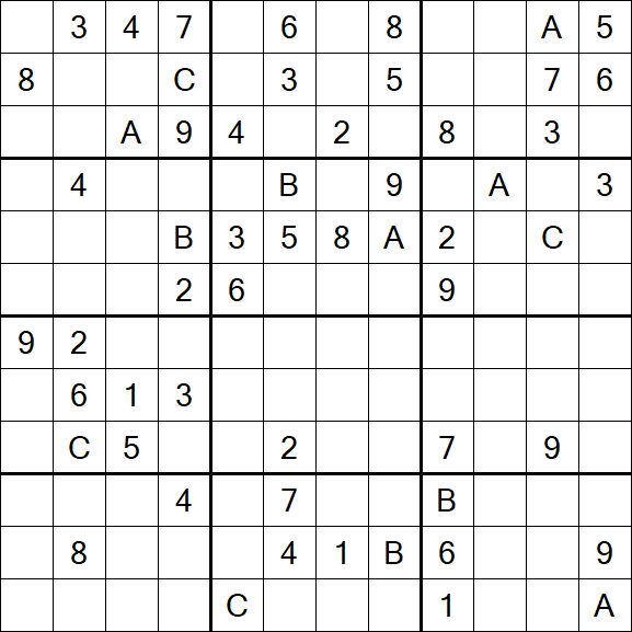 Sudoku 12x12 - Hard