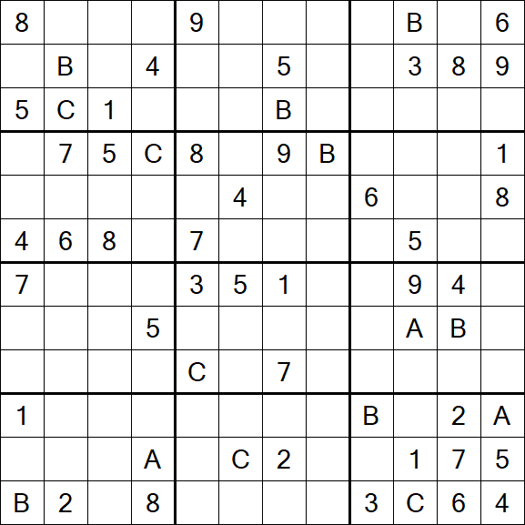 Sudoku 12x12 - Hard