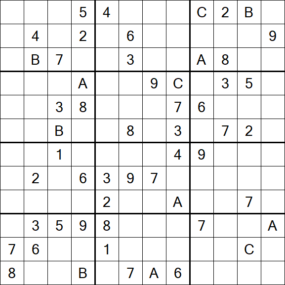 Sudoku 12x12 - Difficile
