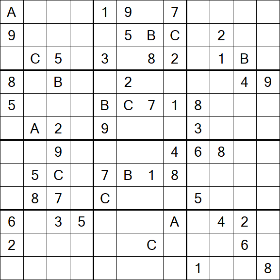 Sudoku 12x12 - Hard