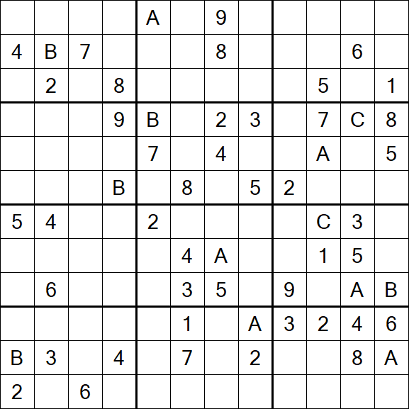 Sudoku 12x12 - Hard