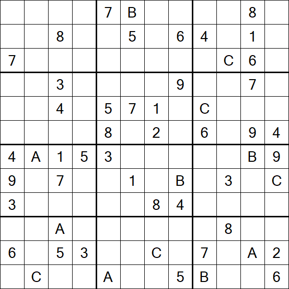 Sudoku 12x12 - Hard
