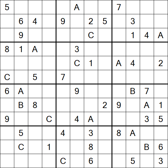 Sudoku 12x12 - Hard