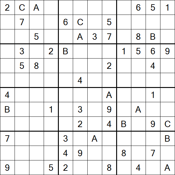 Sudoku 12x12 - Hard