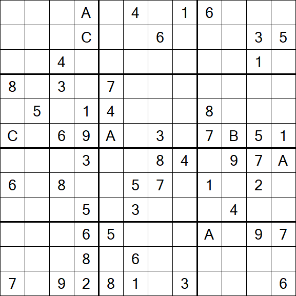 Sudoku 12x12 - Hard