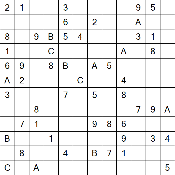 Sudoku 12x12 - Hard
