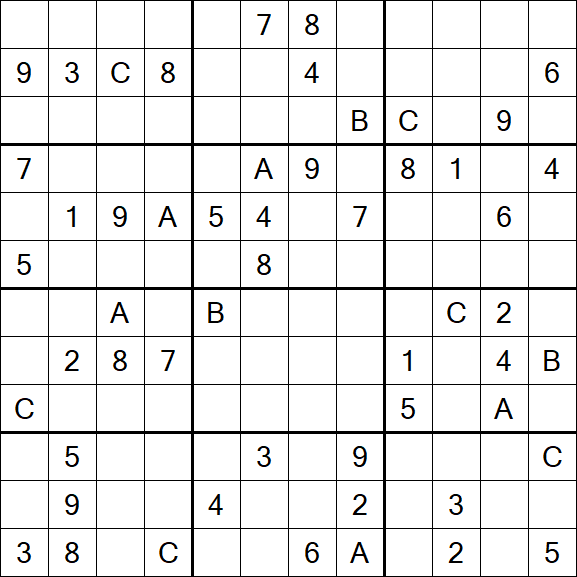 Sudoku 12x12 - Hard