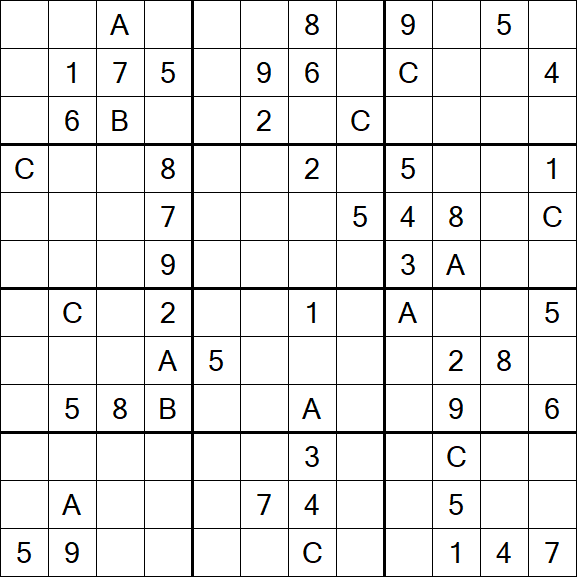 Sudoku 12x12 - Hard