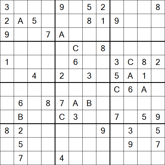 Sudoku 12x12 - Hard