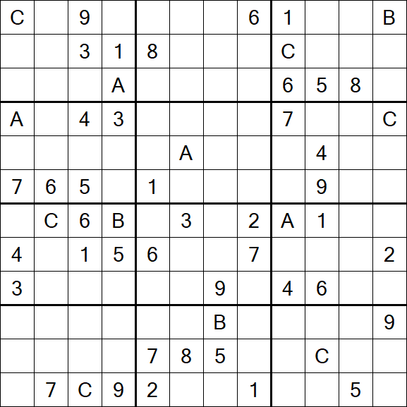Sudoku 12x12 - Hard