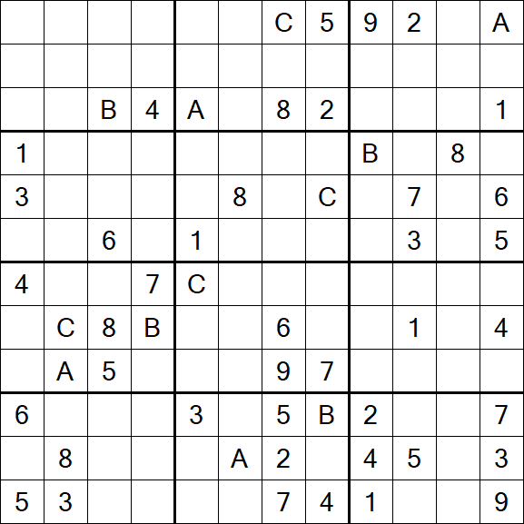 Sudoku 12x12 - Schwierig