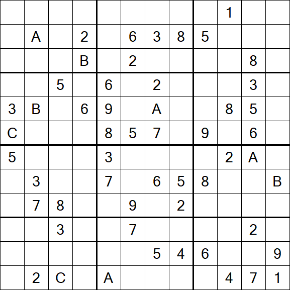 Sudoku 12x12 - Schwierig