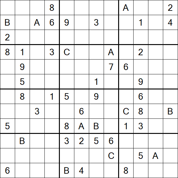 Sudoku 12x12 - Hard