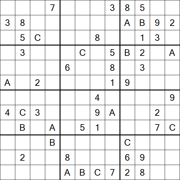 Sudoku 12x12 - Hard