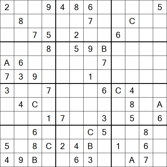 Sudoku 12x12 - Difícil