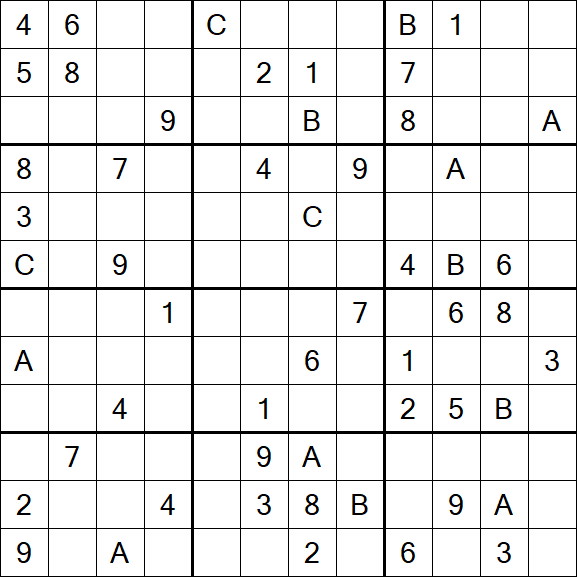 Sudoku 12x12 - Hard