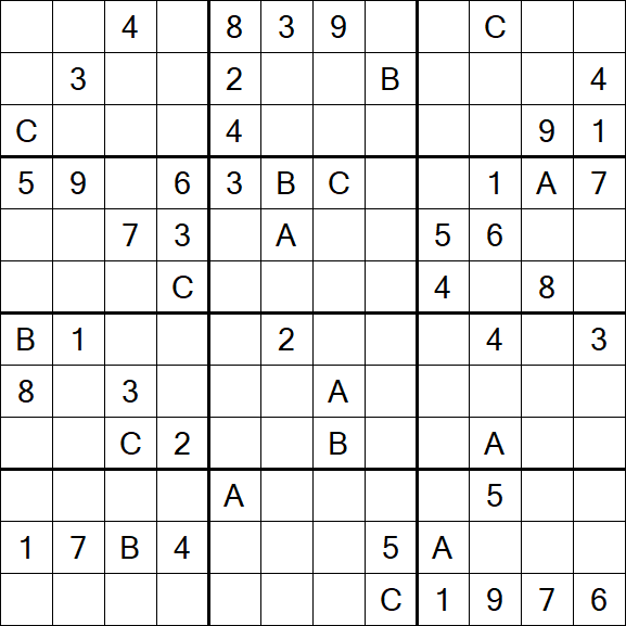 Sudoku 12x12 - Hard