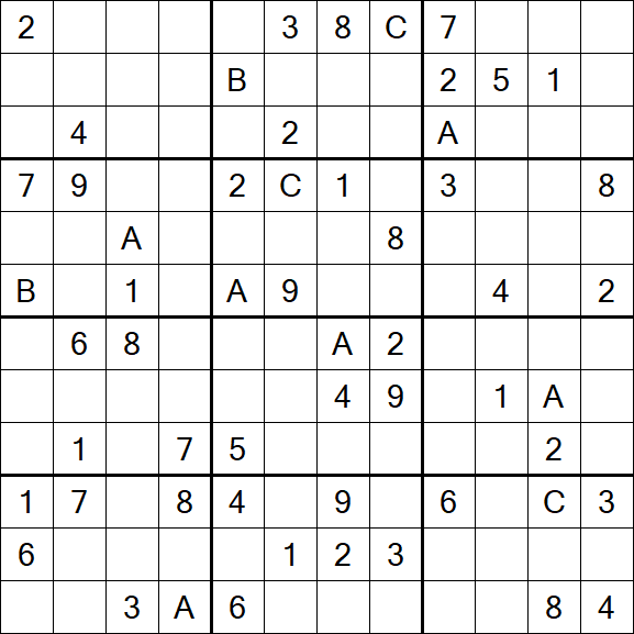 Sudoku 12x12 - Hard