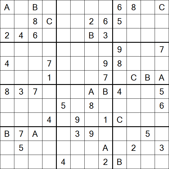 Sudoku 12x12 - Hard