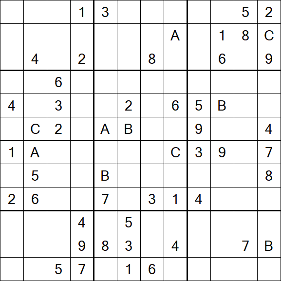 Sudoku 12x12 - Hard
