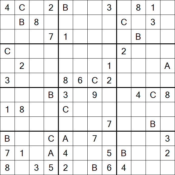 Sudoku 12x12 - Hard