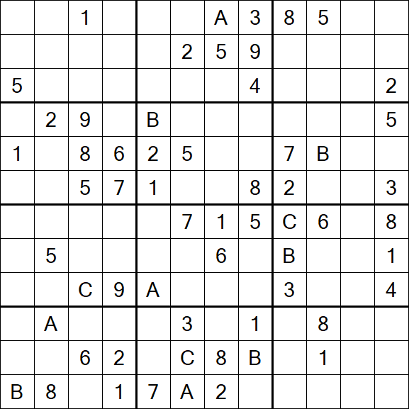 Sudoku 12x12 - Difficile