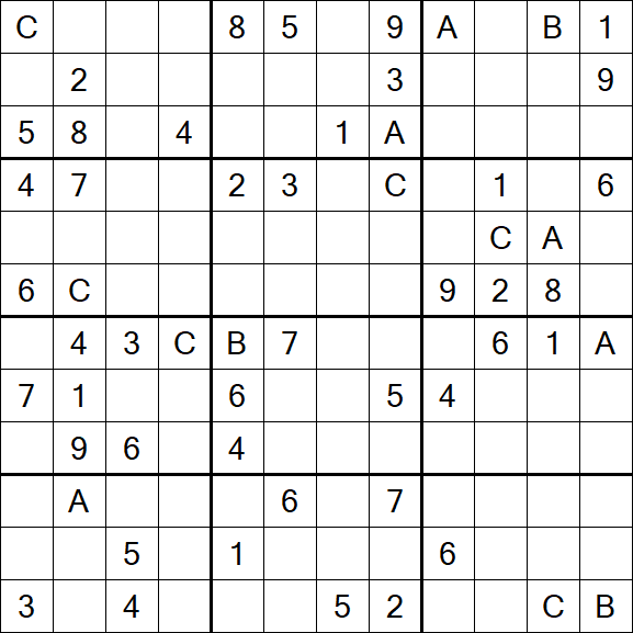 Sudoku 12x12 - Difícil