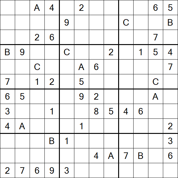 Sudoku 12x12 - Difícil