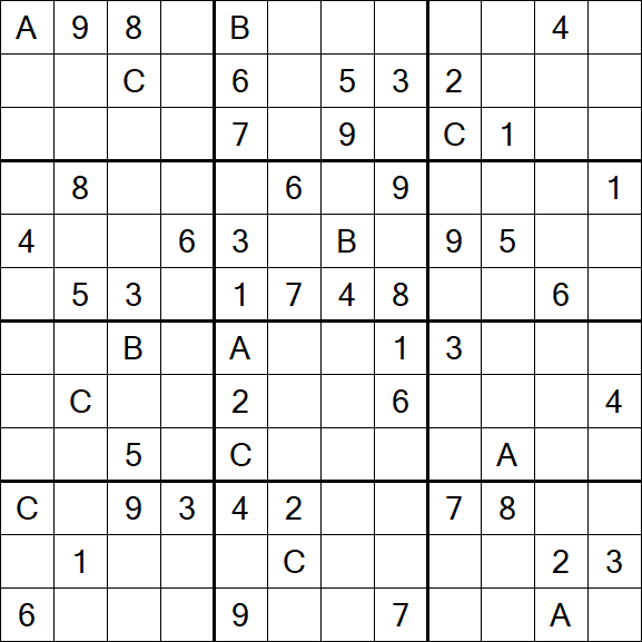 Sudoku 12x12 - Difícil