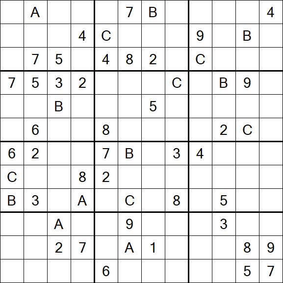 Sudoku 12x12 - Hard