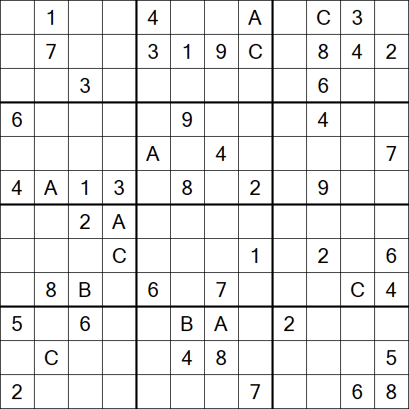 Sudoku 12x12 - Difficile