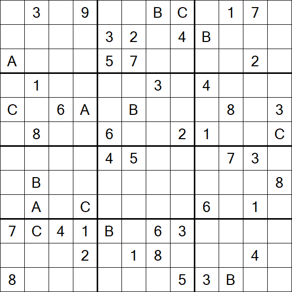 Sudoku 12x12 - Hard