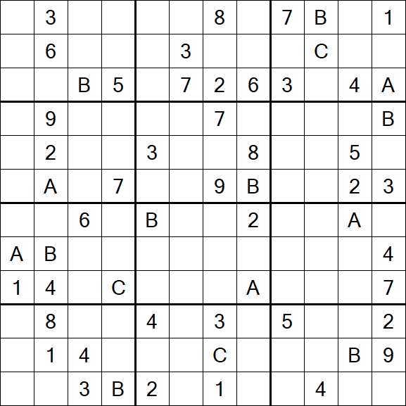 Sudoku 12x12 - Hard