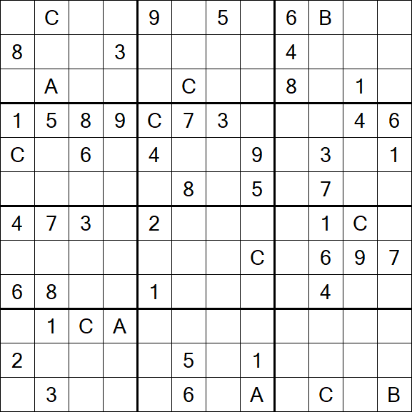 Sudoku 12x12 - Difficile