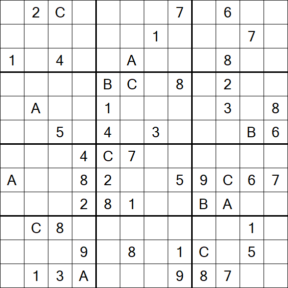 Sudoku 12x12 - Difficile