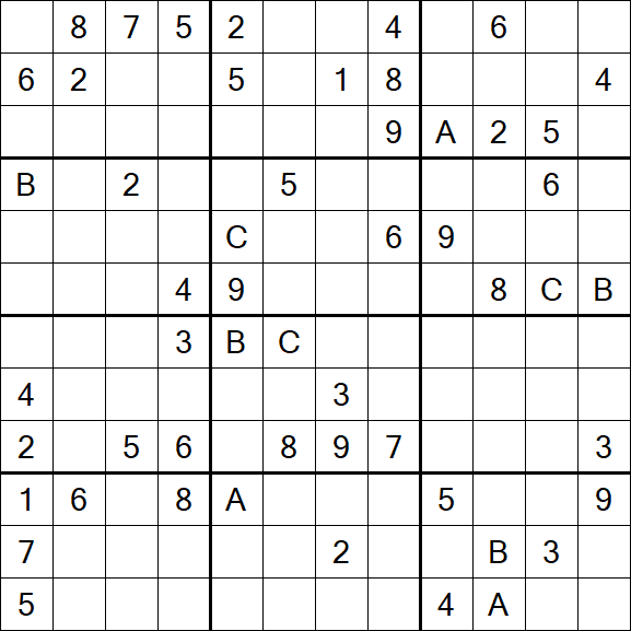 Sudoku 12x12 - Difícil
