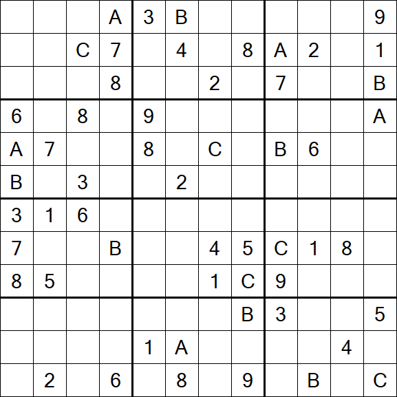 Sudoku 12x12 - Difícil