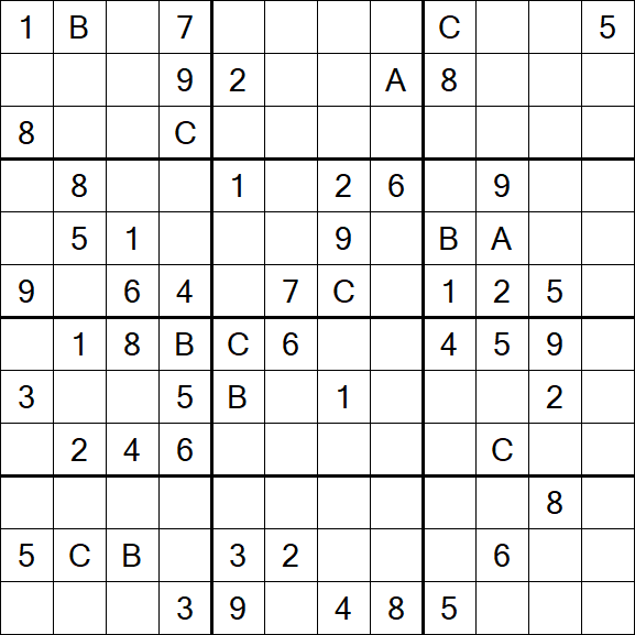 Sudoku 12x12 - Difícil
