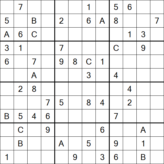 Sudoku 12x12 - Difícil